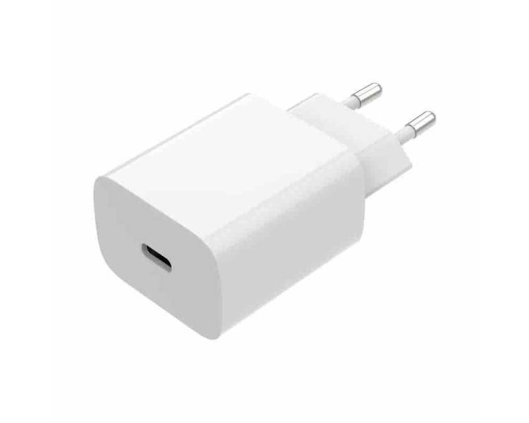 Chargeur/Adaptateur Rapide Secteur USB-C Universel Blanc 20W