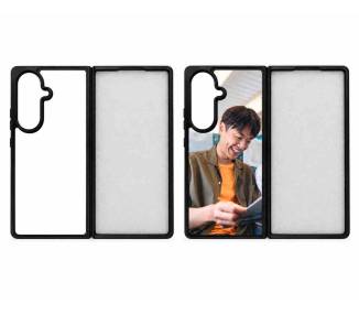 Coque Samsung Galaxy Z Fold 7 personnalisée en silicone avec photo