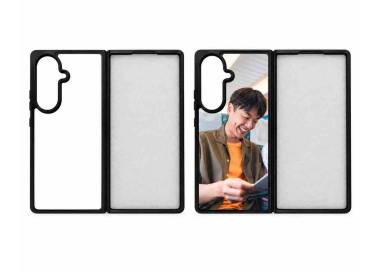 Coque Samsung Galaxy Z Fold 7 personnalisée en silicone avec photo