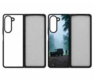 Coque Samsung Galaxy Z Fold 5 personnalisée en silicone avec photo