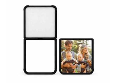Coque Samsung Galaxy Z Flip 7 personnalisée en silicone avec photo