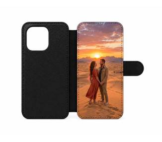 Étui portefeuille iPhone 14 Pro personnalisé avec photo