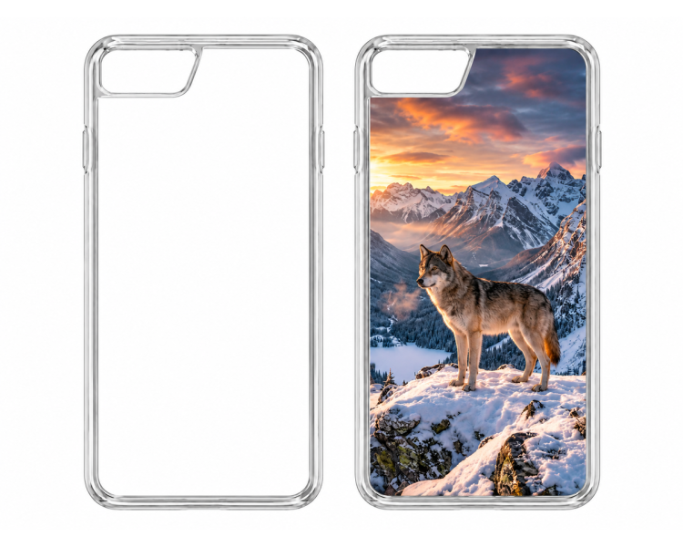 Coque PVC rigide transparent iPhone 7/8/SE